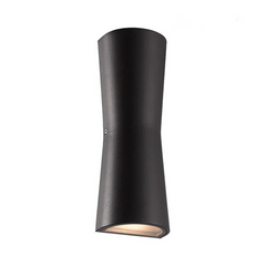 Black Up & Down Light For Study Room Modern Simplicity Metal Led Outdoor