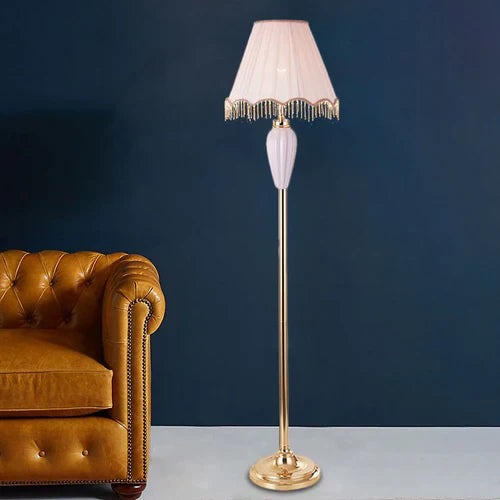 Blue Floor Lamp For Bedroom Eryn Ceramic Ip20 Plug Led