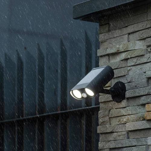 Black Led Outdoor Spotlight Orr Acrylic