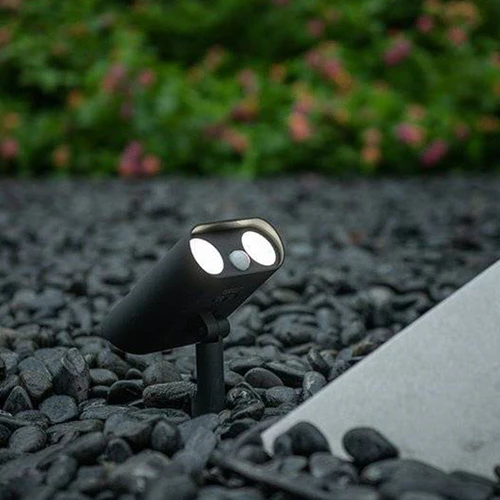 Black Led Outdoor Spotlight Orr Acrylic