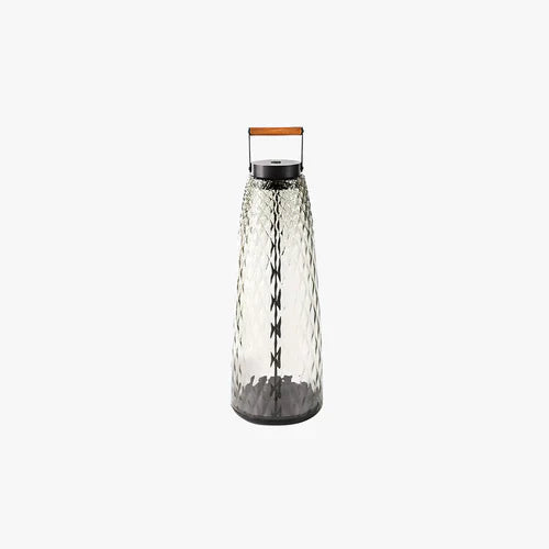 Rauchglas Stehlampe für moderne Outdoor Beleuchtung