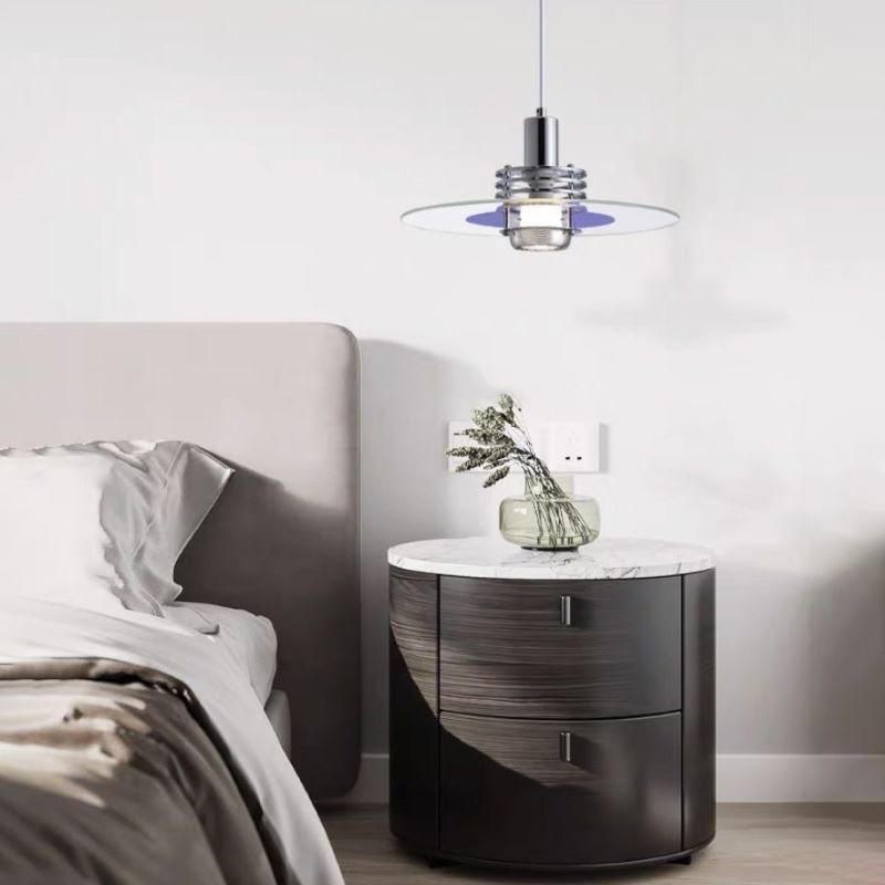 Hailie Minimalism LED Pendant Light Metal/Glass/Acrylic Bedroom