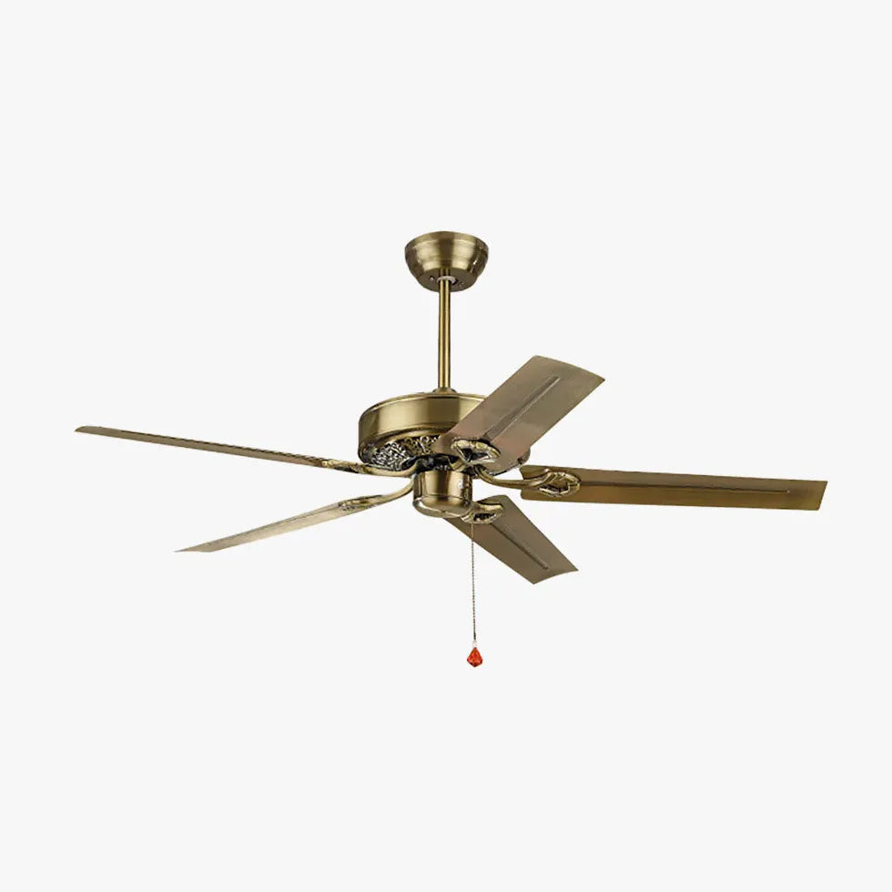 Ceiling Fan With Light For Study Room Alessio Metal Ip20