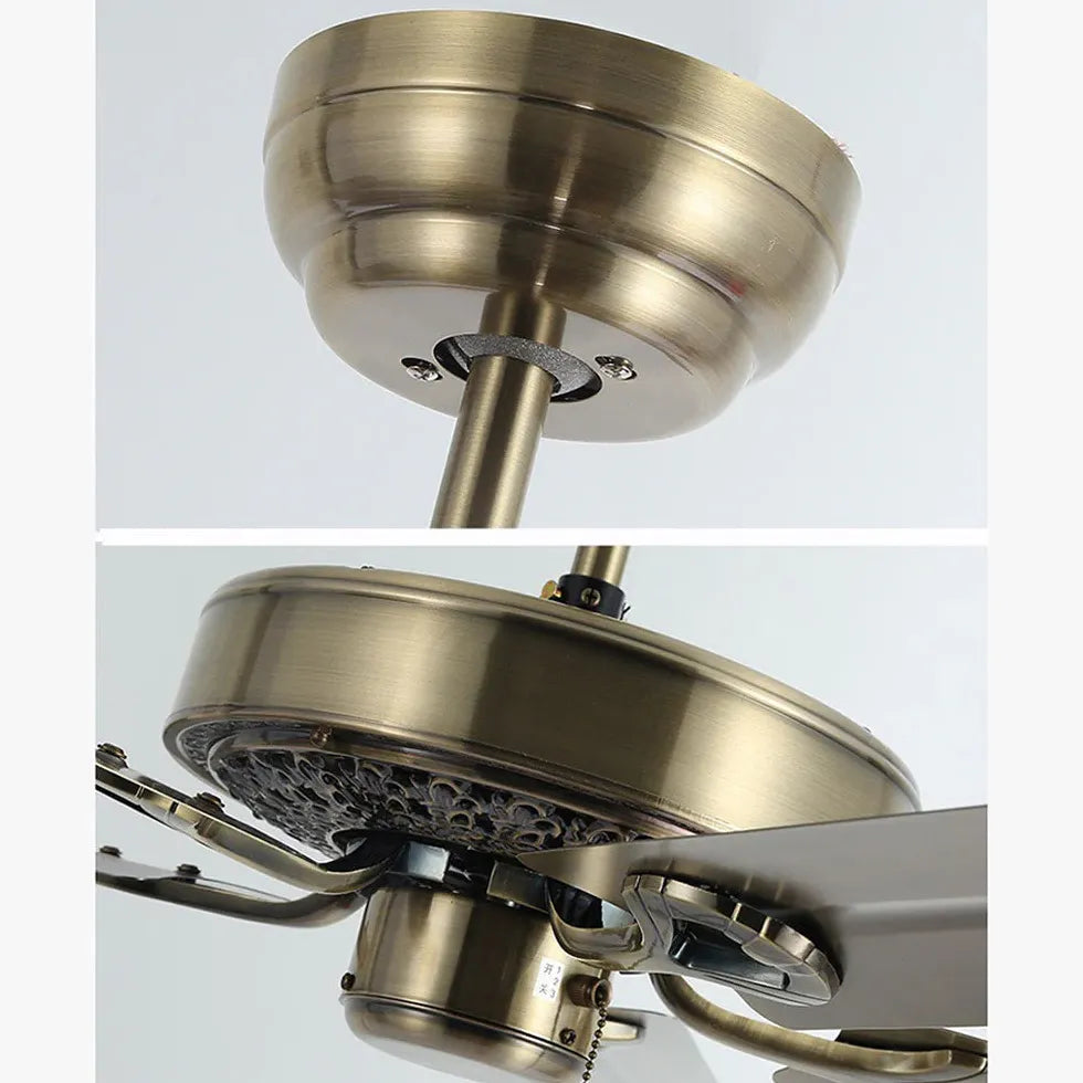 Ceiling Fan With Light For Study Room Alessio Metal Ip20