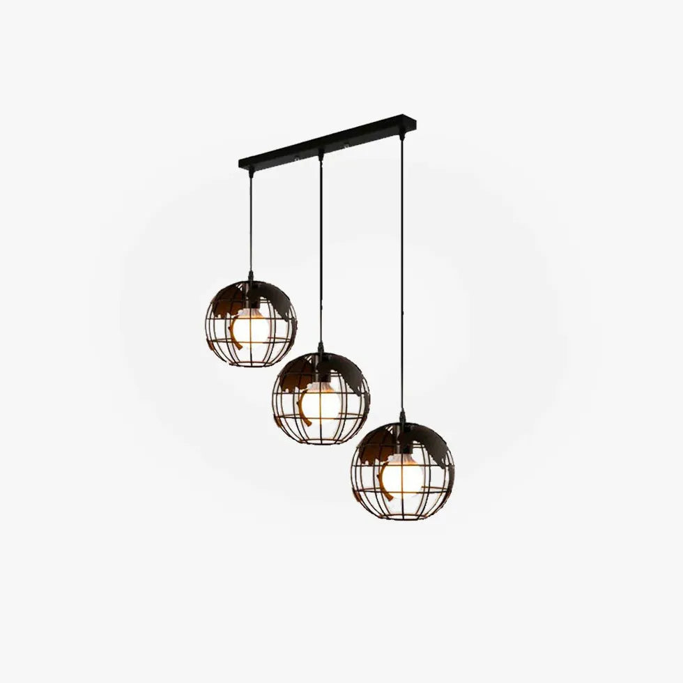 Black Chandelier For Bedroom Alessio Metal Led Ip20