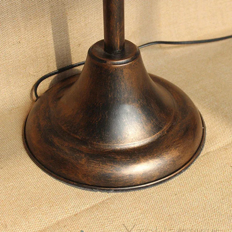 Brown Floor Lamp For Bedroom Alessio Metal Led Ip20 Plug