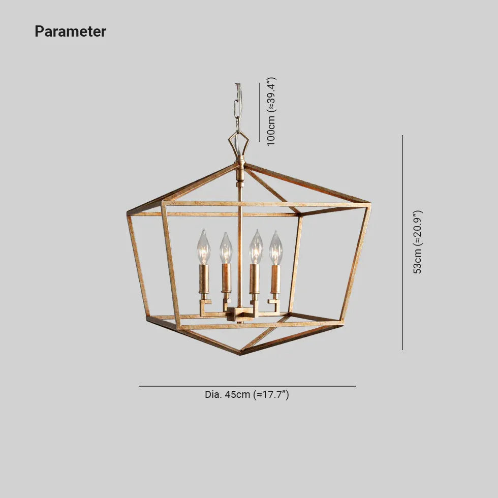 Black Metal Alessio Chandelier For Bedroom Ip20