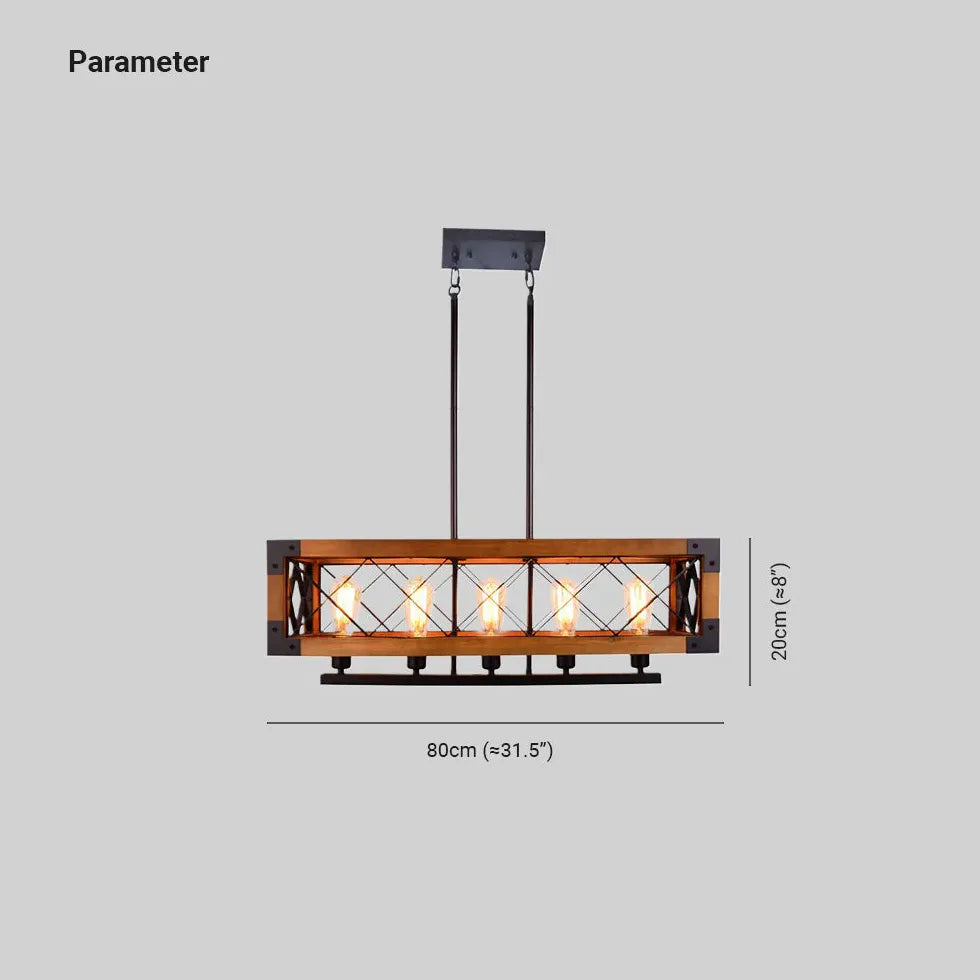 Chandelier For Kitchen Alessio Metal Warm White Ip20 Led