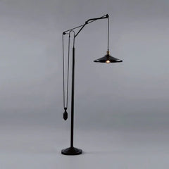 Black Floor Lamp For Study Room Alessio Metal Ip20 Led Plug