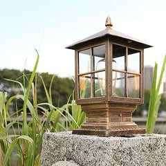 Pedestal Light Alessio Metal Outdoor Ip65 Led