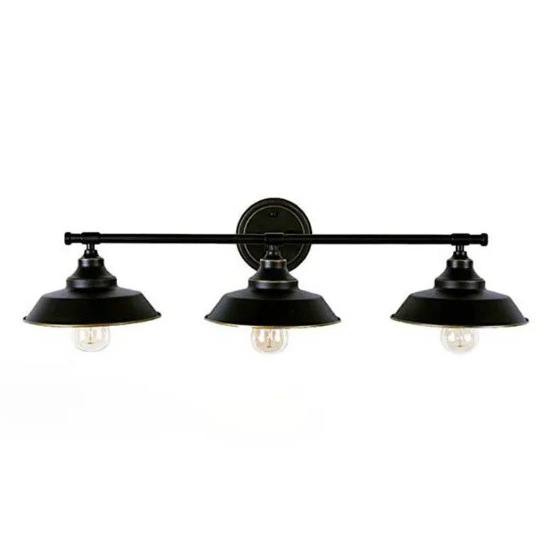 Black Multi Arm Wall Light For Bathroom Alessio Metal