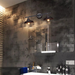 Black Multi Arm Wall Light For Bathroom Alessio Metal