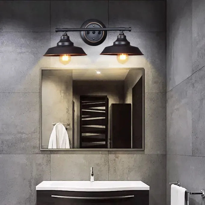 Black Multi Arm Wall Light For Bathroom Alessio Metal