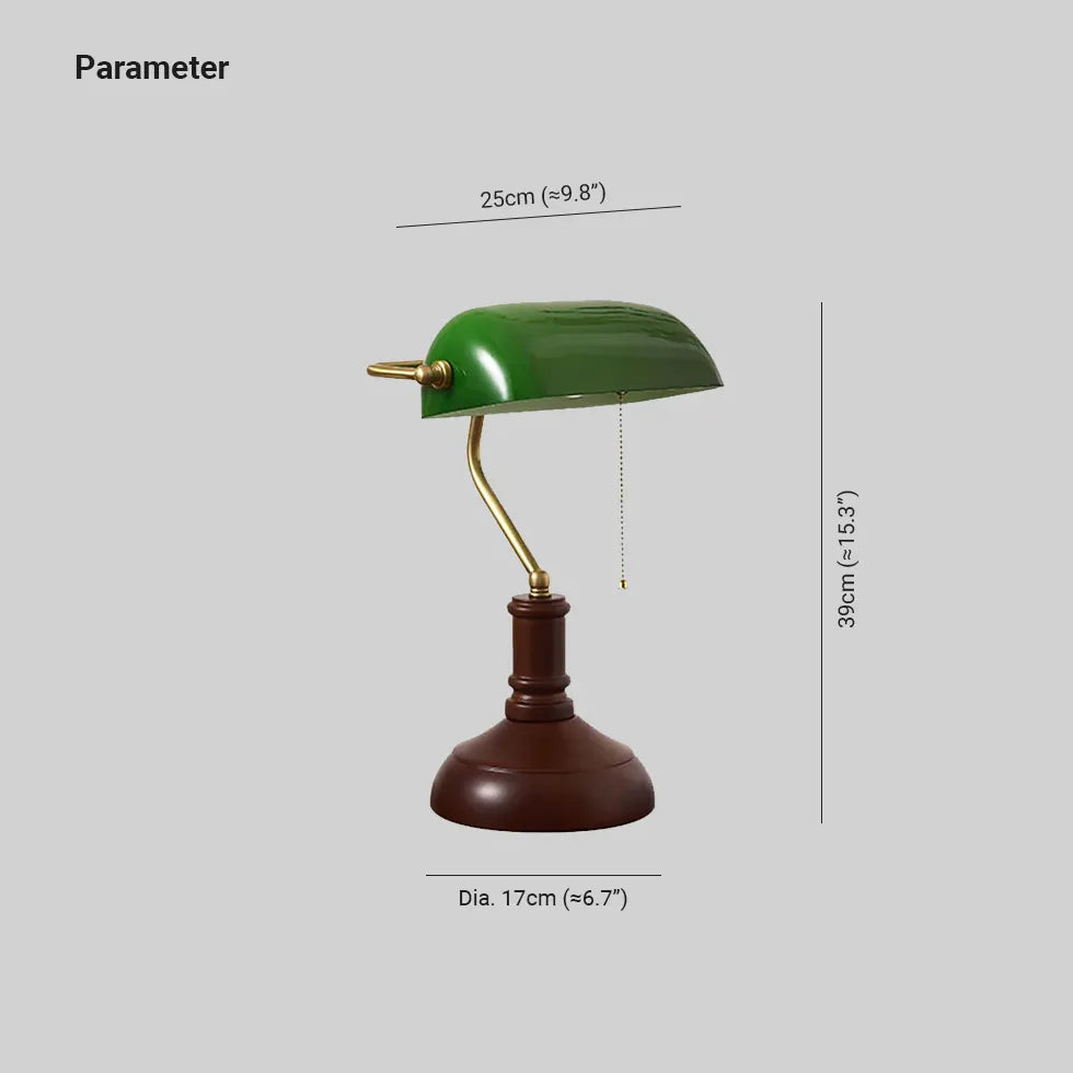 Green Table Lamp For Bedroom Alessio Metal