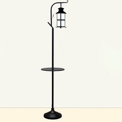 Black Floor Lamp For Study Room Alessio Metal