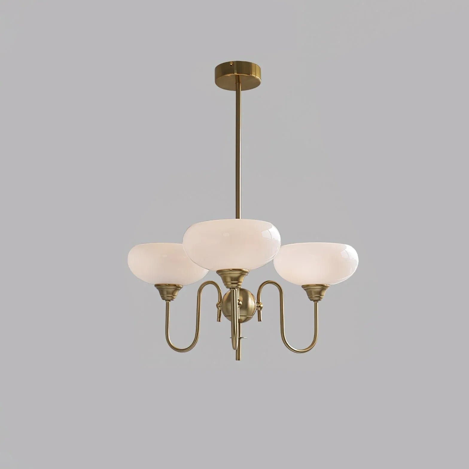 White Chandelier For Bedroom Alessio Metal Led