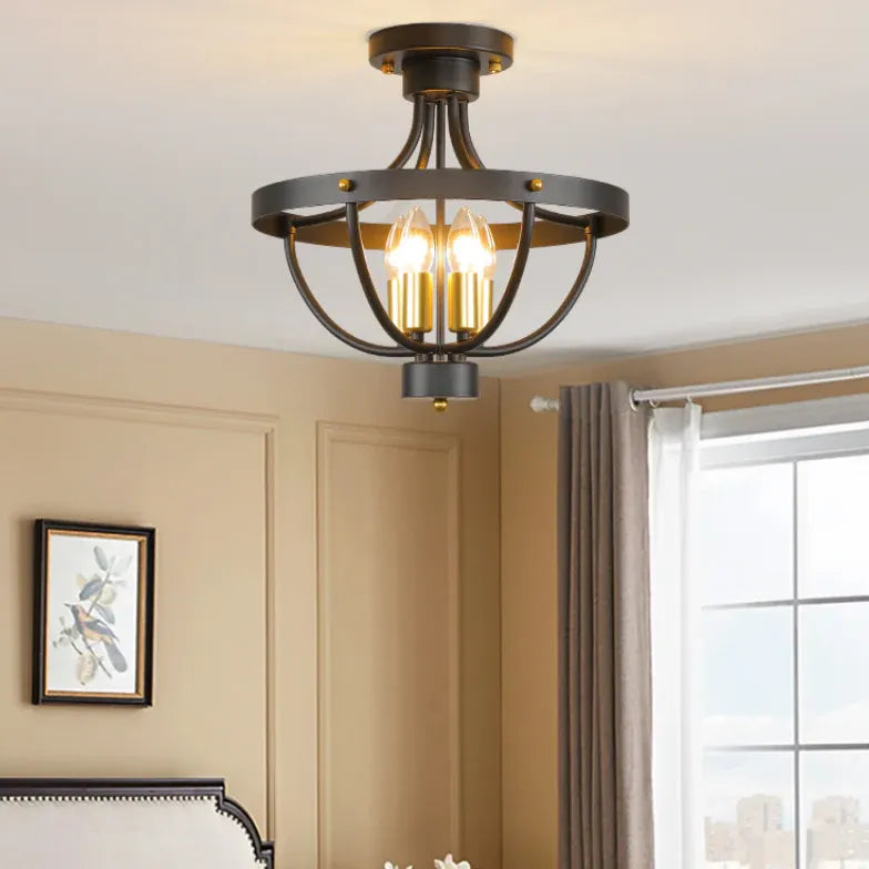 Black Statement Pendant Light For Bedroom Alessio Metal Ip20