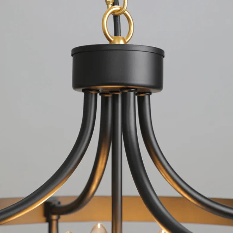 Black Statement Pendant Light For Bedroom Alessio Metal Ip20