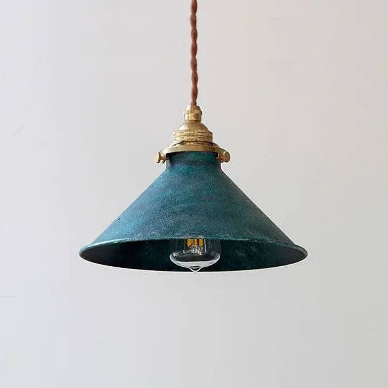 Blue Light Single Pendant For Kitchen Alessio Metal Led Warm White