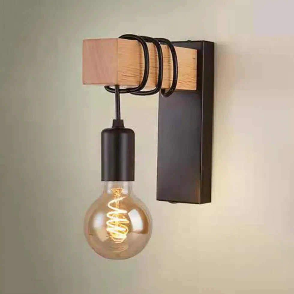 Black Single Arm Wall Light For Bedroom Alessio Metal