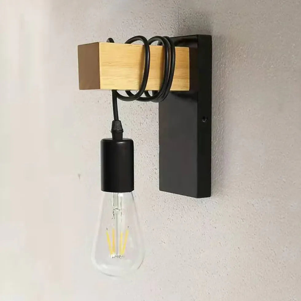 Black Single Arm Wall Light For Bedroom Alessio Metal