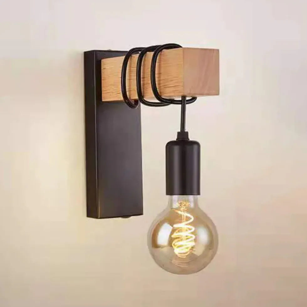 Black Single Arm Wall Light For Bedroom Alessio Metal