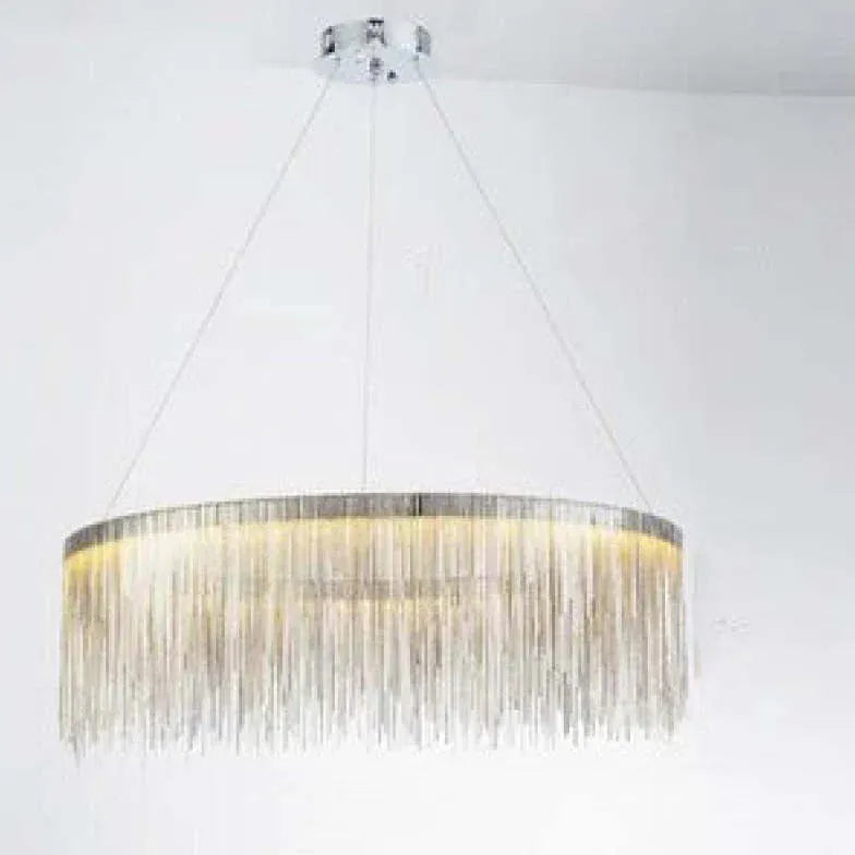 Gold Statement Pendant Light For Bedroom Arisha Metal Led Warm White Ip20