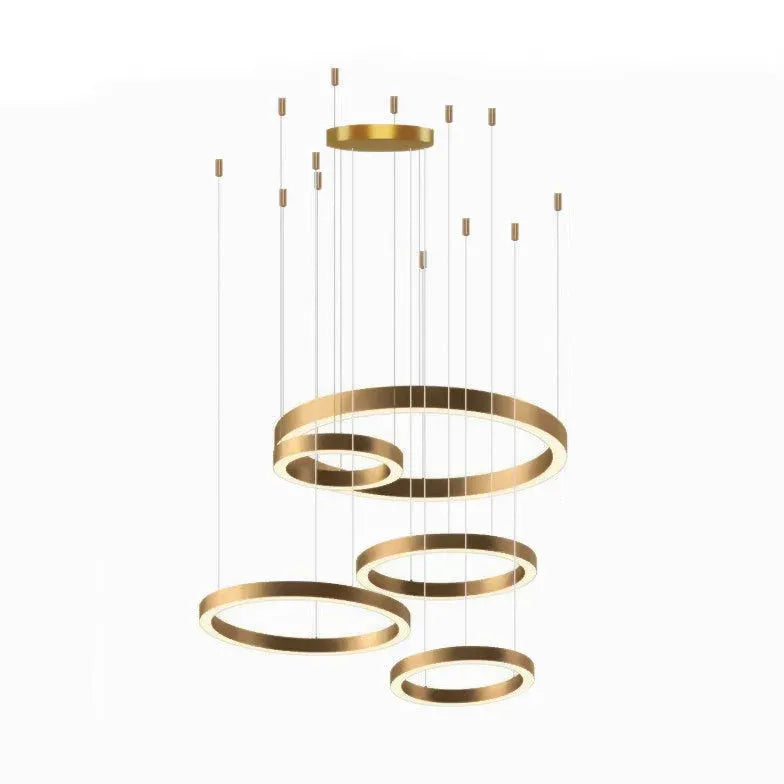 Gold Chandelier For Kitchen Avi Metal Led