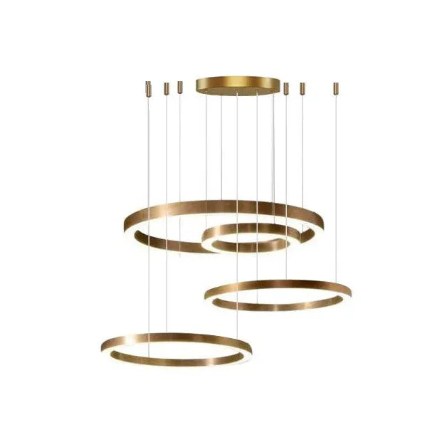 Gold Chandelier For Kitchen Avi Metal Led