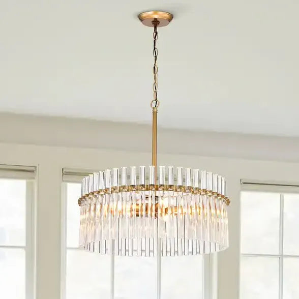 Statement Pendant Light For Living Room Arisha Glass Led Ip20