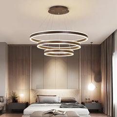 LED Pendelleuchte Ring im nordischen Luxus-Design