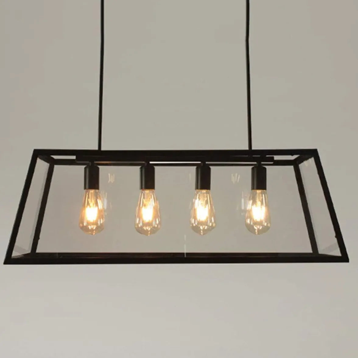 Black Chandelier For Kitchen Austin Metal Led Ip20