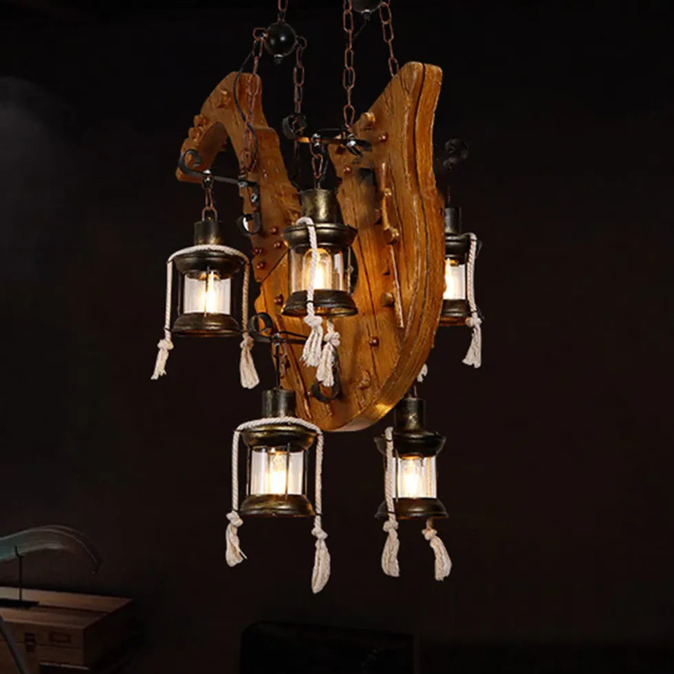 Led Statement Pendant Light For Bedroom Austin Pine Wood