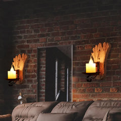 Candles For Bedroom Austin Pine Wood Led Ip20