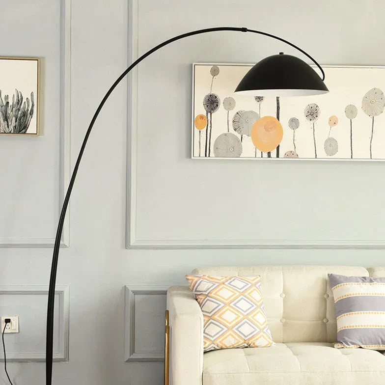 Black Floor Lamp For Study Room Avi Metal