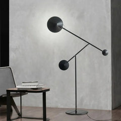 Black Floor Lamp For Bedroom Avi Metal Plug Ip20