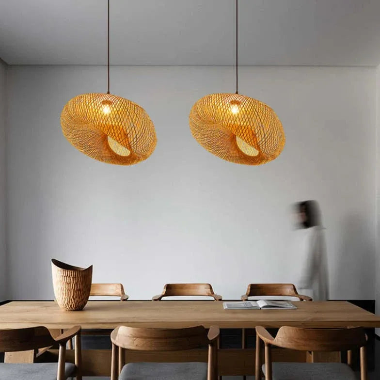 Pendant Light - Bamboo Rattan