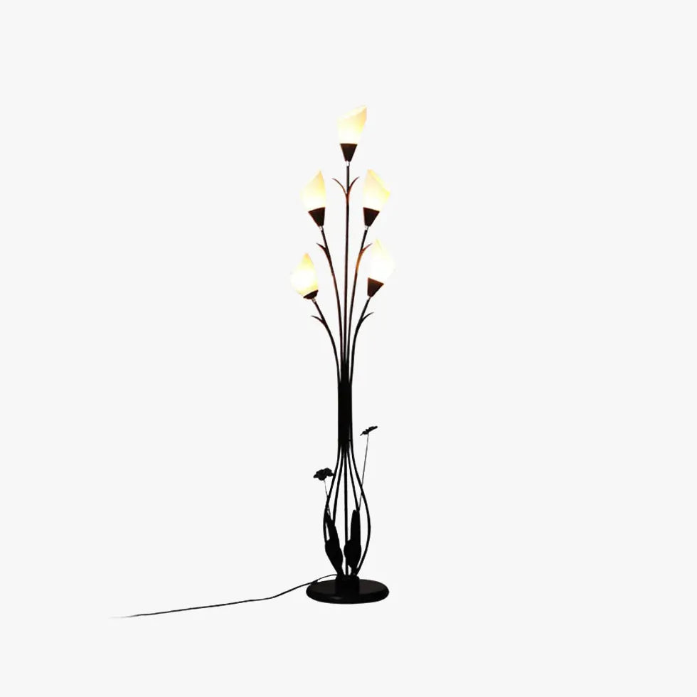 Black Floor Lamp For Bedroom Bella Metal Led Plug