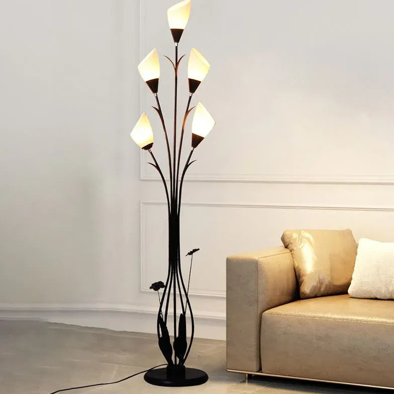 Black Floor Lamp For Bedroom Bella Metal Led Plug