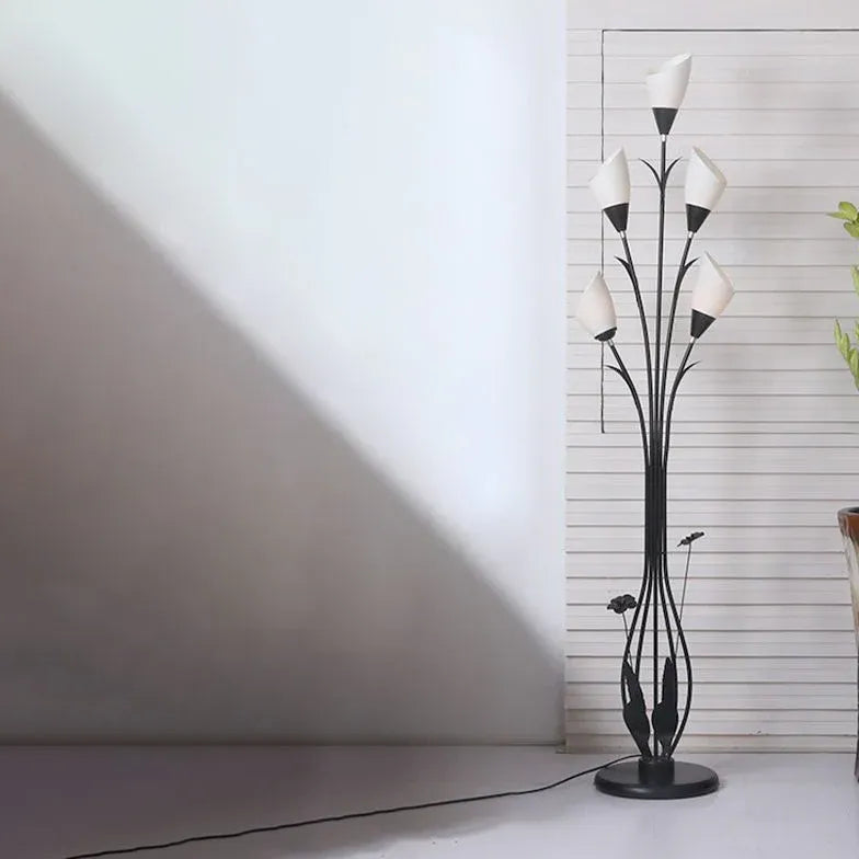 Black Floor Lamp For Bedroom Bella Metal Led Plug