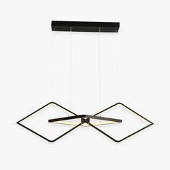 Black Chandelier For Office Bouvet Metal Led Ip20