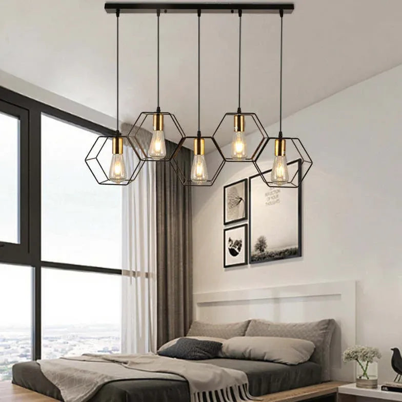 Black Bouvet Rustic Farmhouse Chandelier