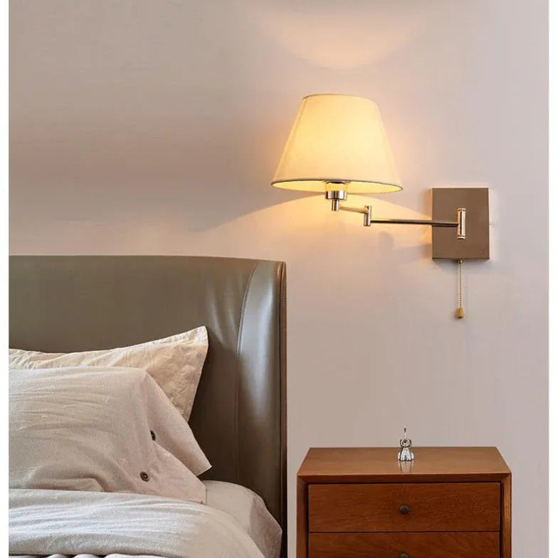 Single Arm Wall Light For Study Room Brady Metal Without Bulbs