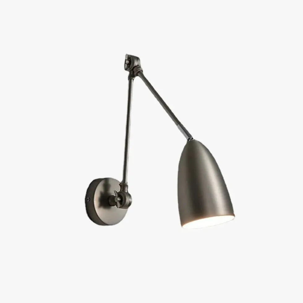 Black Reading Light For Bedroom Brady Metal Led