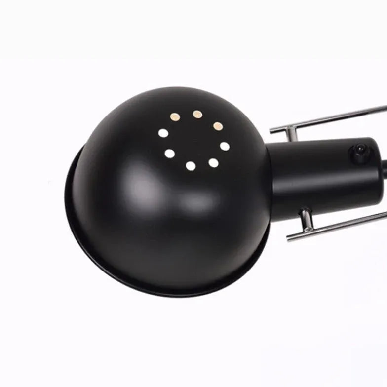 Black Single Arm Wall Light For Bedroom Brady Metal Led