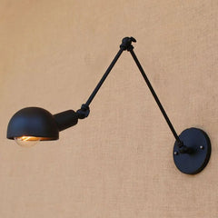 Black Reading Light For Bedroom Metal Led