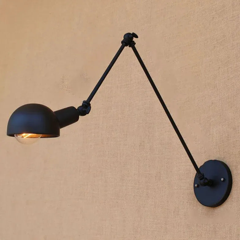 Black Reading Light For Bedroom Metal Led