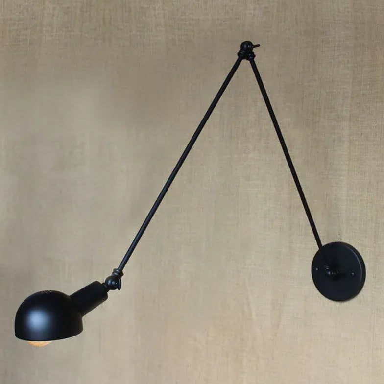 Black Reading Light For Bedroom Metal Led