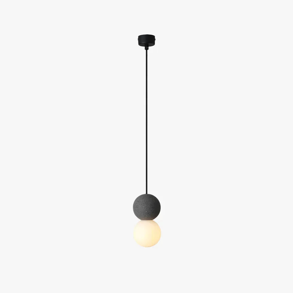 Black Bedside Pendant Light For Living Room Byers Metal Warm White Ip20 Led