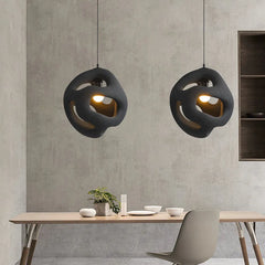 Black Statement Pendant Light For Bedroom Byers Metal Led Ip20